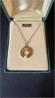 Genuine Cultured Pearl On 18" Chain