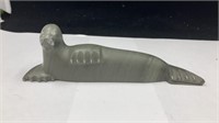 Silus Mannuk Signed Seal Soapstone Carving