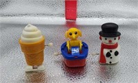 Lot of 3 Vintage Wind-up Toys