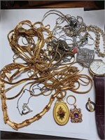 Lot of Costume Goldtone, Silvertone, Watches, Etc.