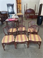Mahogany Antique Shield Dining Chairs