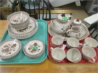 SET OF 34 STAFFORDSHIRE OLD GRANITE DISHES