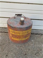 Galvanized Gas can