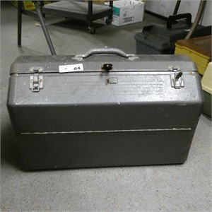 Metal Tackle / Tool Box w/ Assorted Hand Tools