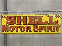 Original Shell Motor Spirit Enamel Sign- 1375 x