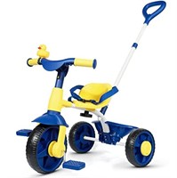 KRIDDO 2 in 1 Kids Tricycles Age 18 Month to 3