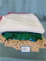 (2) Crochet Blankets (1) Crochet Baby Blanket