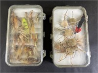 Various Fishing Flys with Thread