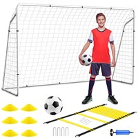 Soccer Goals for Backyard, 8x5ft Portable Soccer G