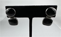925 Silver Onyx Stud Earrings
