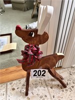 Wooden Reindeer Decor(Entry)