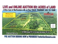 80+/- Acres Vacant Land all Together