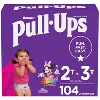 PullUps Learn Design Sz 2 Girls 1X104EA