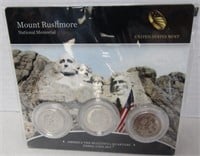 America The Beautiful Mount Rushmore Quarters