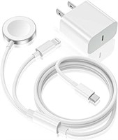 Apple Watch Charger,Upgraded 2-in-1 USB C Fast