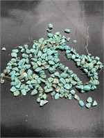 BROKEN TURQUOISE NECKLACE - LOOSE PIECES
