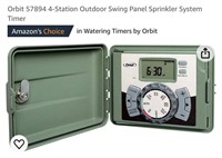 Orbit4-Station Swing Panel Sprinkler System Timer