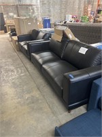 Sofa & love seat looks like leather
