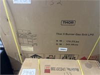 Thor 5 burner gas grill LPG