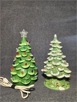 Ceramic Light Up Christmas Trees(2)