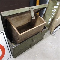WOODEN TOOLBOX & CRATE