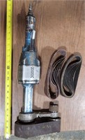 Cleco pneumatic belt sander 2” belt sander