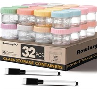 32 PC GLASS CONTAINERS
