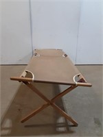 Folding Cot w/Wooden Frame