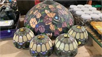 Stained glass look lamp shades (not verified)