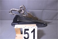 Dragon Knife On Stand