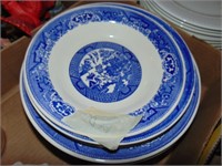 Willow Ware and souvenier plates