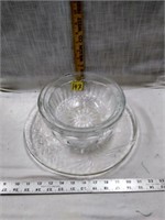 Various Clear Glass Bowls & Platter