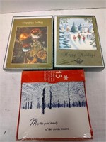 3 Boxes Unopened Christmas Cards