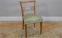 Antique satinwood side chair
