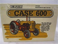 1986 Ertl Case 600 Tractor, 1/16 Scale- NIB