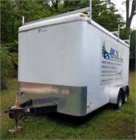 Pace American Dual Axle Gutter Fabricating Trailer