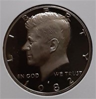 PROOF KENNEDY HALF DOLLAR-1982-S