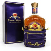 1971 Crown Royal Whiskey Bottle