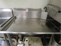 36" SS CLEAN DISH TABLE