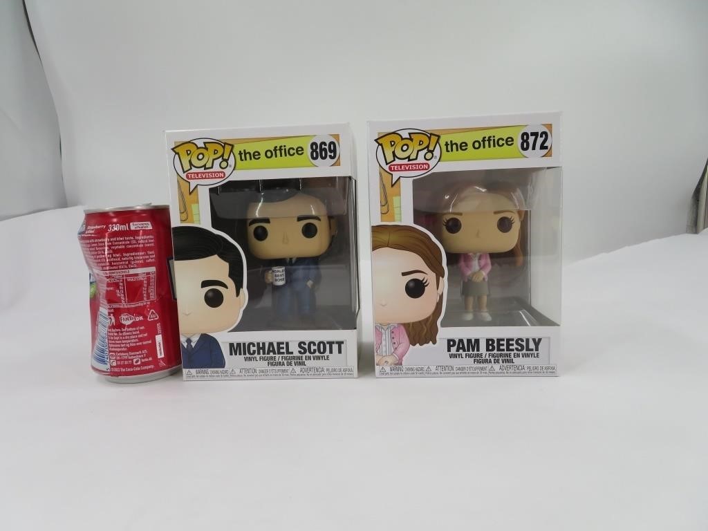 2 figurines Funko Pop The Office