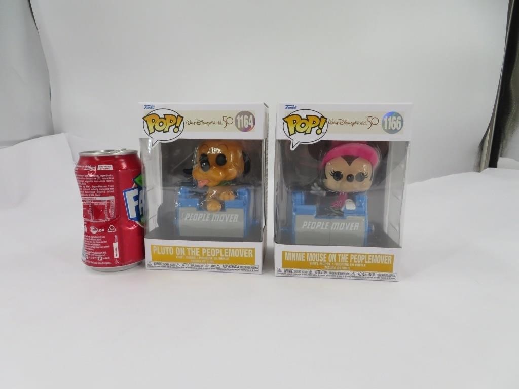 2 figurines Funko Pop Disney