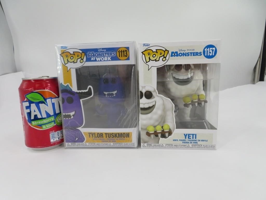 2 figurines Funko Pop Disney Monsters