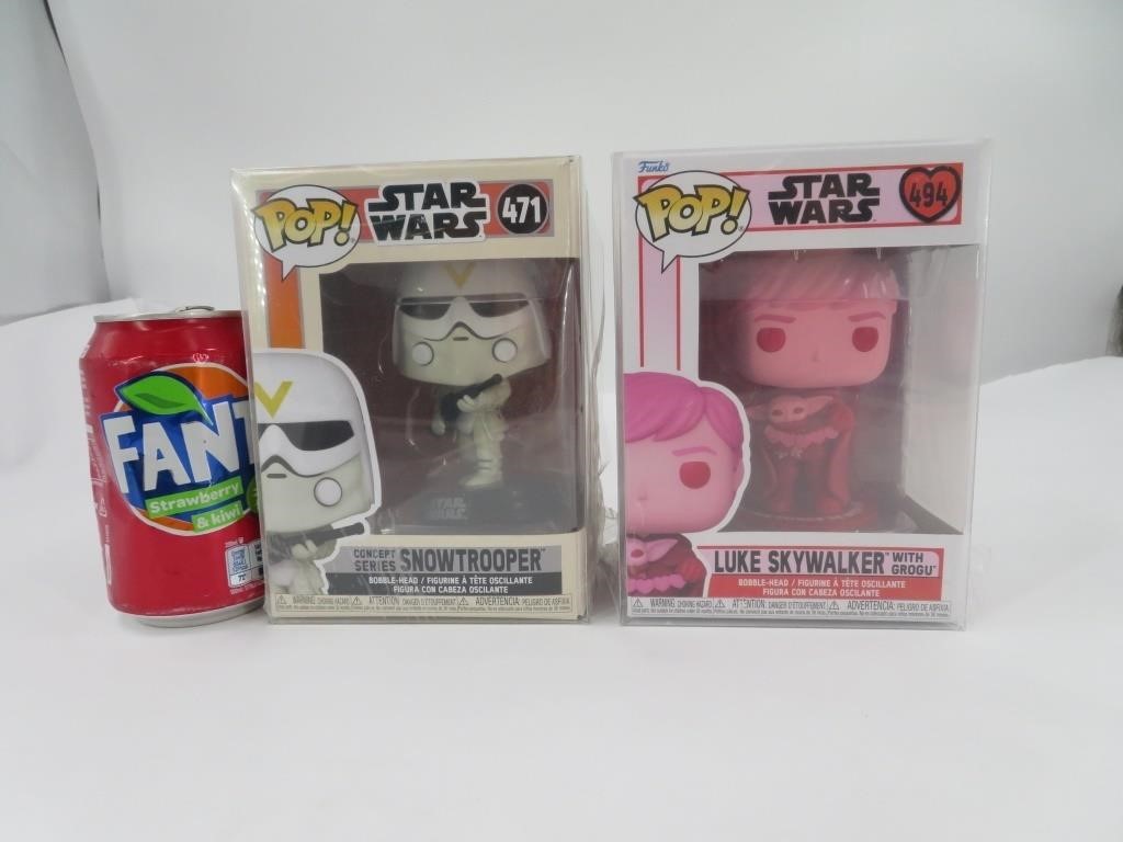 2 figurines Funko Pop Star Wars