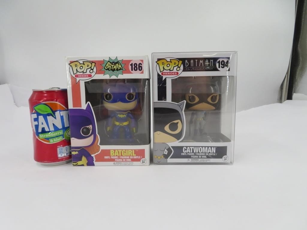 2 figurines Funko Pop Batman