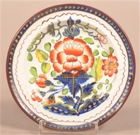 Gaudy Dutch China Carnation Pattern Cup Plate.
