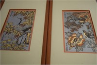 2-Vtg. Franklin Mint Etchings,"The Sparrows Of The