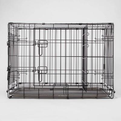 Wire Collapsible Dog Crate - Black - B&B