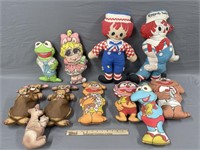Vintage Stuffed Animals Inc Muppets & Raggedy