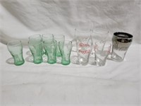 SMALL COCA-COLA GLASS TUMBLERS