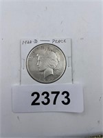 1922-D Peace Dollar